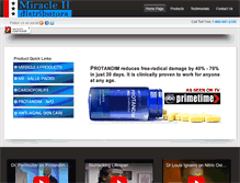 Tablet Screenshot of miracle2distributors.com